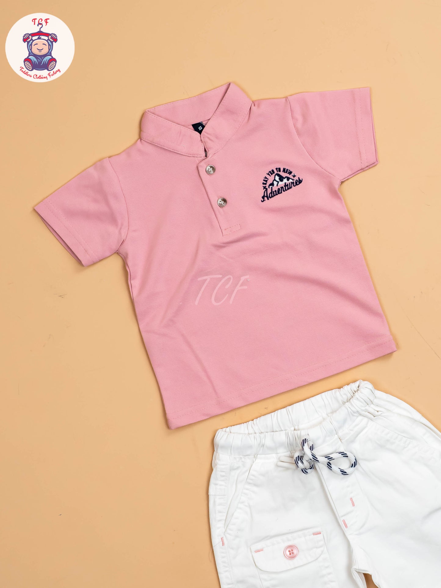 Pink & White - T-Shirts & Shorts