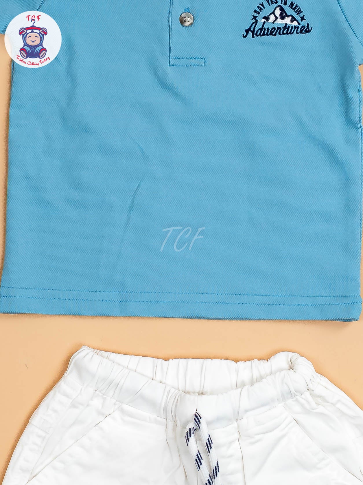 Blue & White - T-Shirts & Shorts