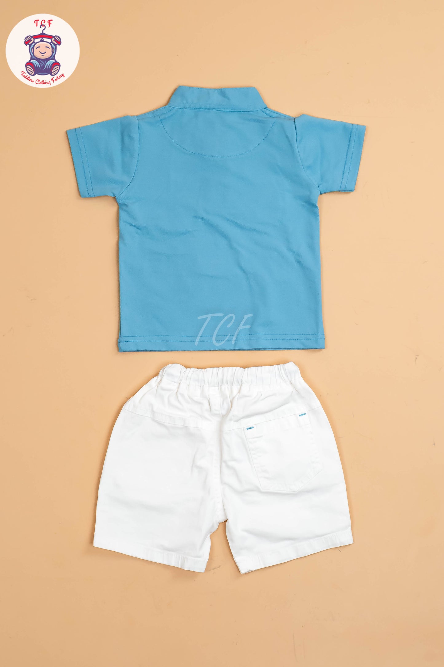 Blue & White - T-Shirts & Shorts