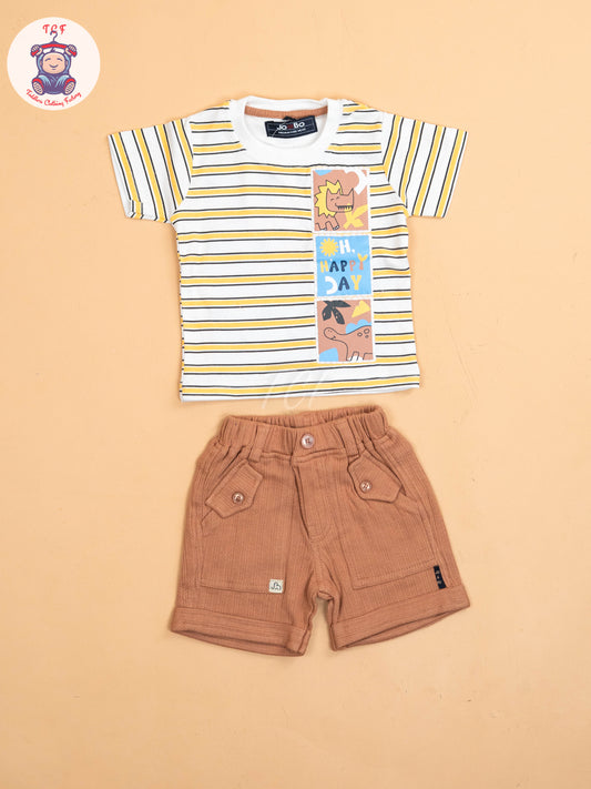 Brown - T-Shirts & Shorts