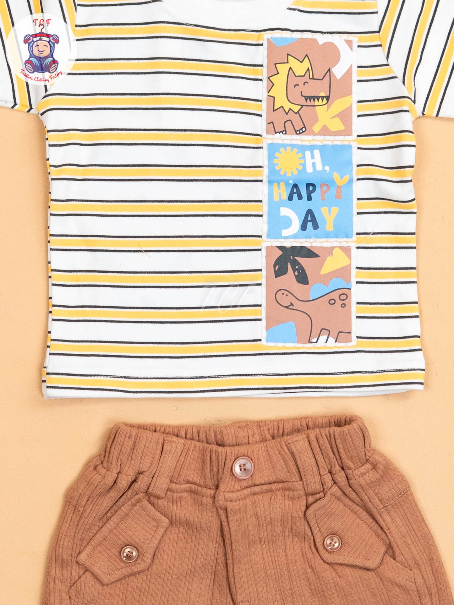 Brown - T-Shirts & Shorts