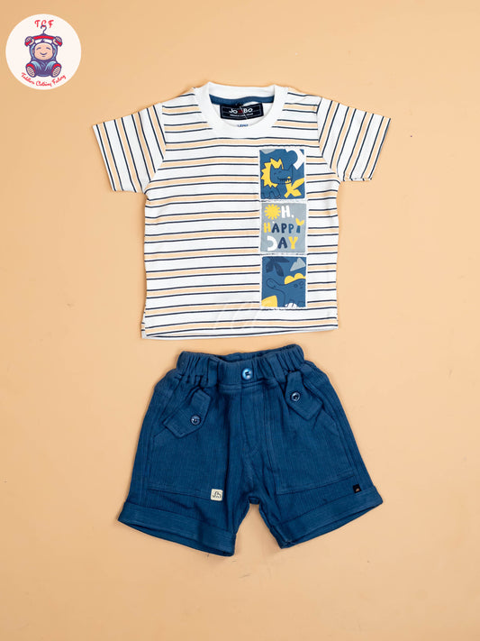 Blue - T-Shirts & Shorts