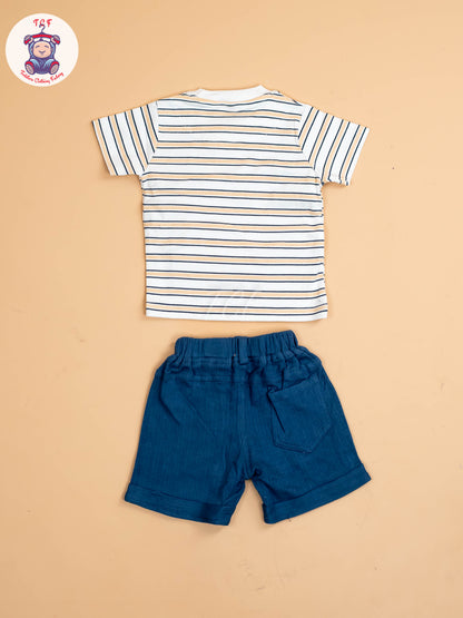 Blue - T-Shirts & Shorts