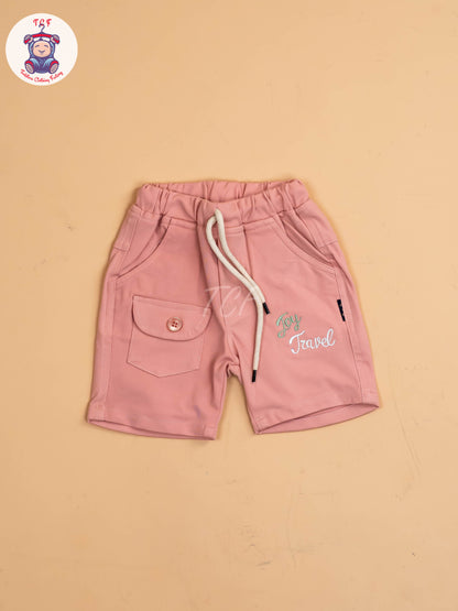 White &Pink - T-Shirts With Shirt and Shorts