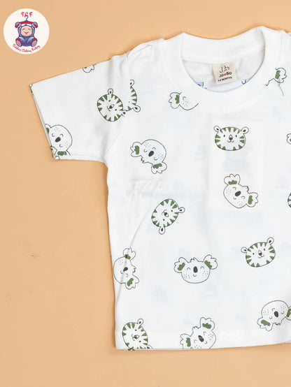 White & Green - T-Shirts & Jumpsuits