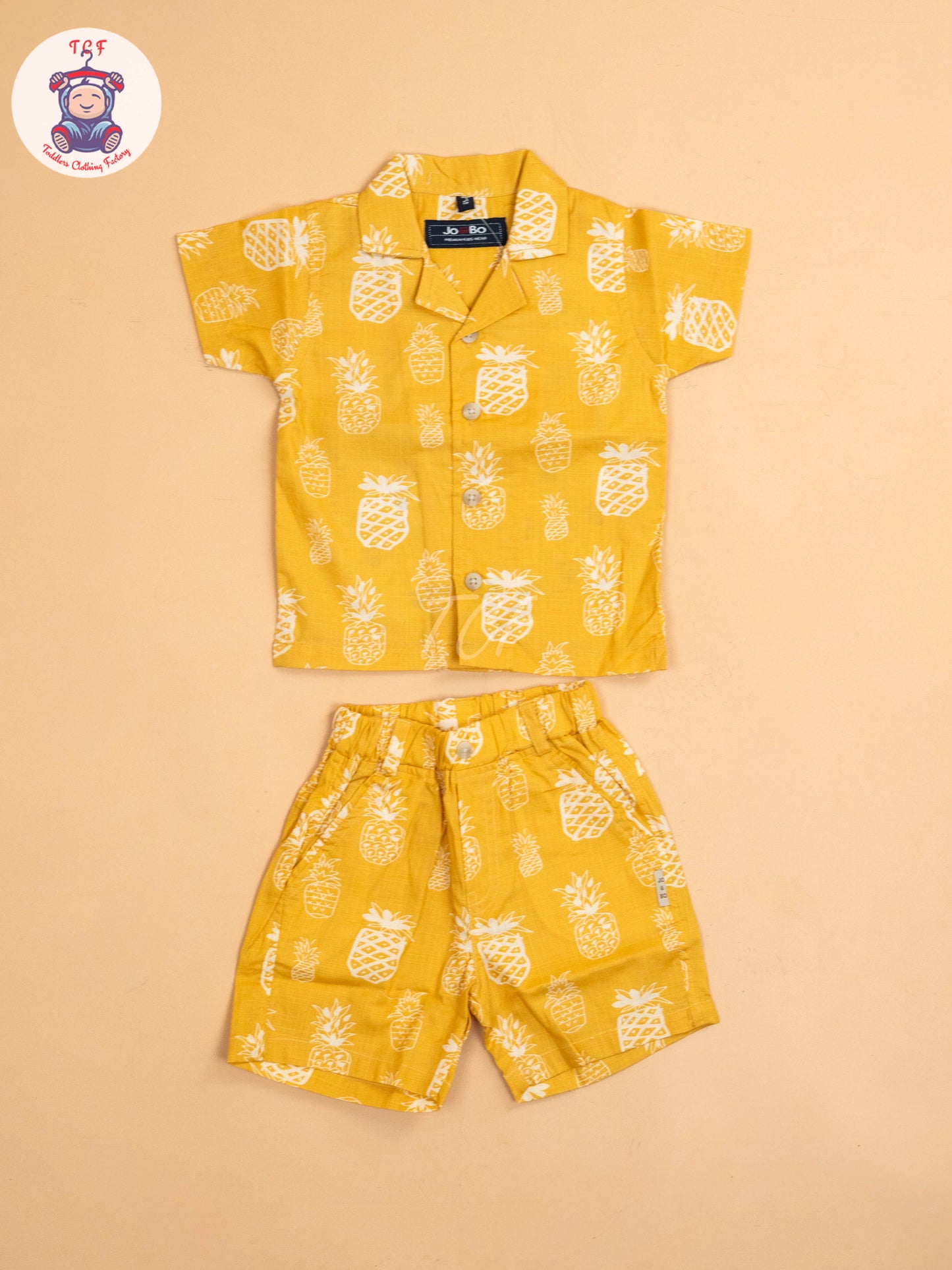 Yellow - T-Shirts With Shirt and Shorts