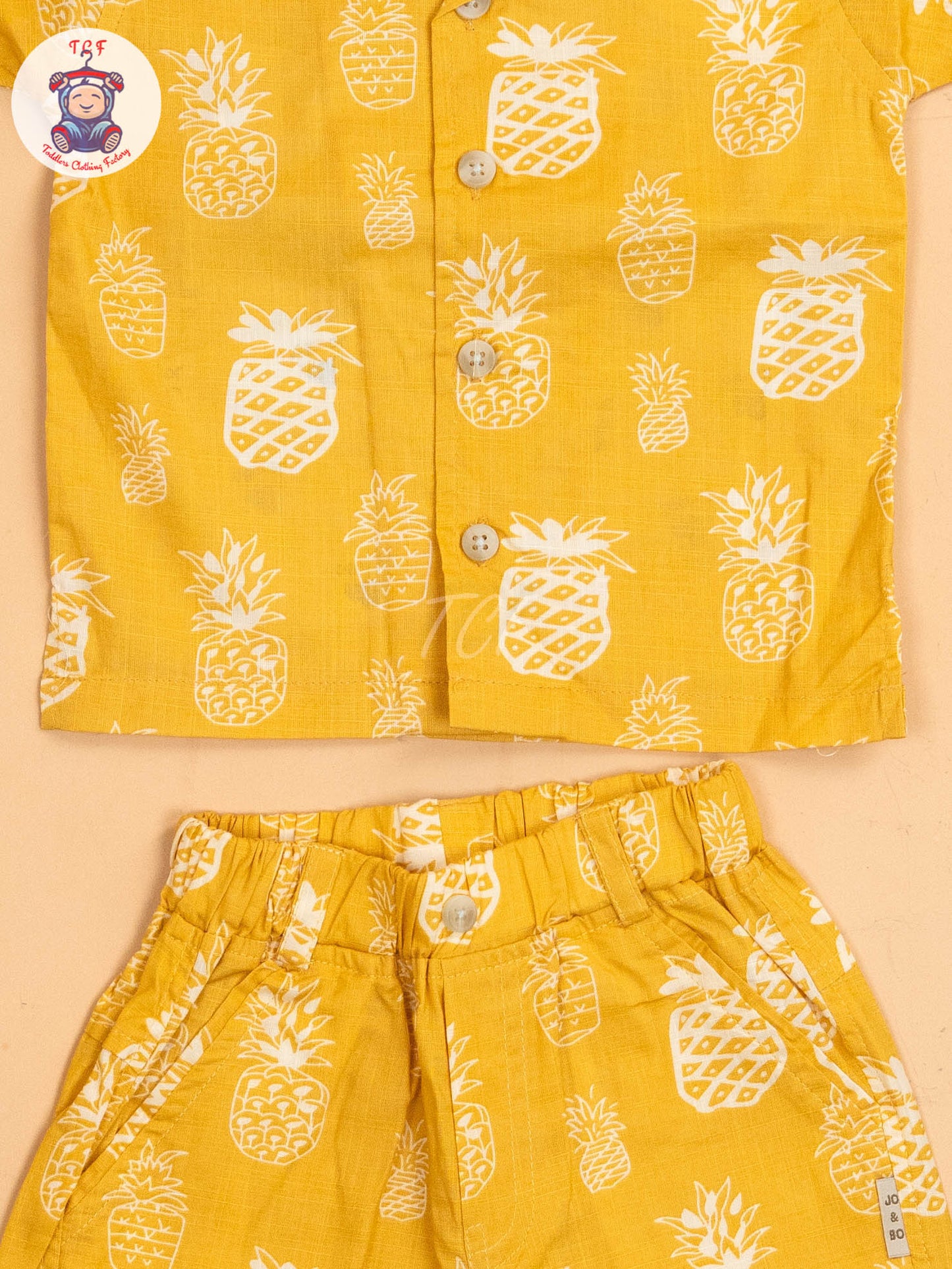 Yellow - T-Shirts With Shirt and Shorts