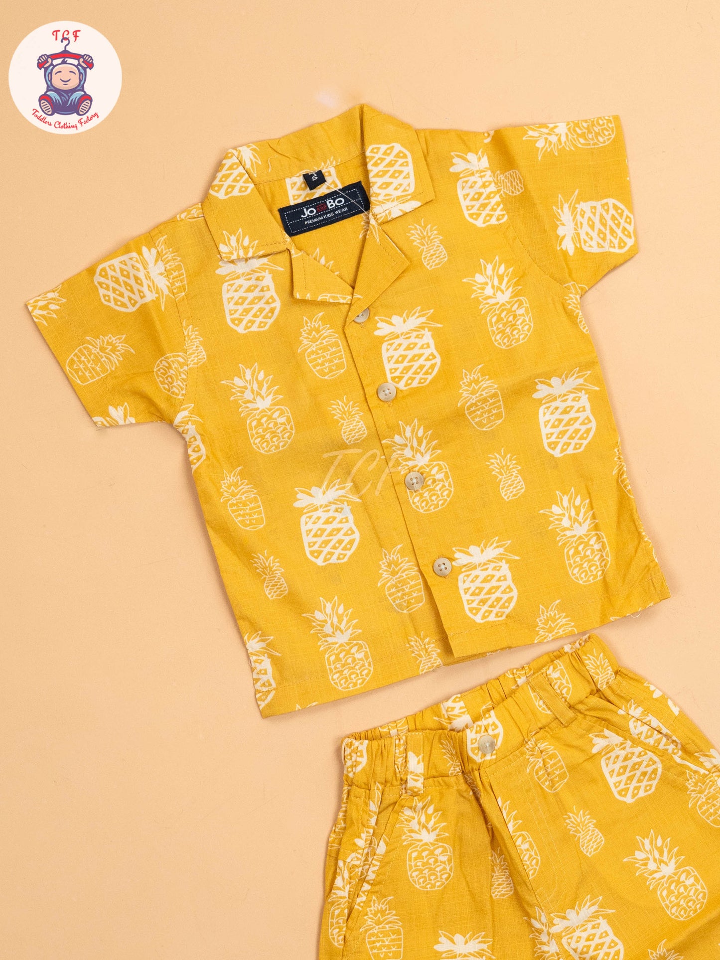 Yellow - T-Shirts With Shirt and Shorts