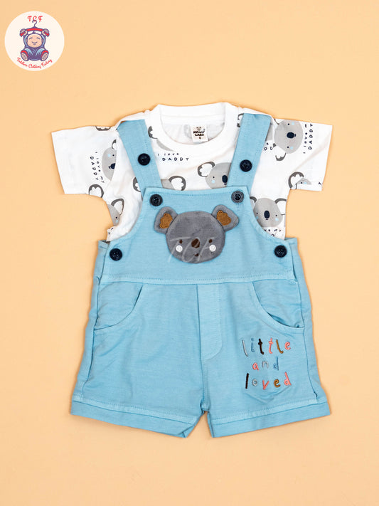 White & Sky Blue - T-Shirts & Jumpsuits