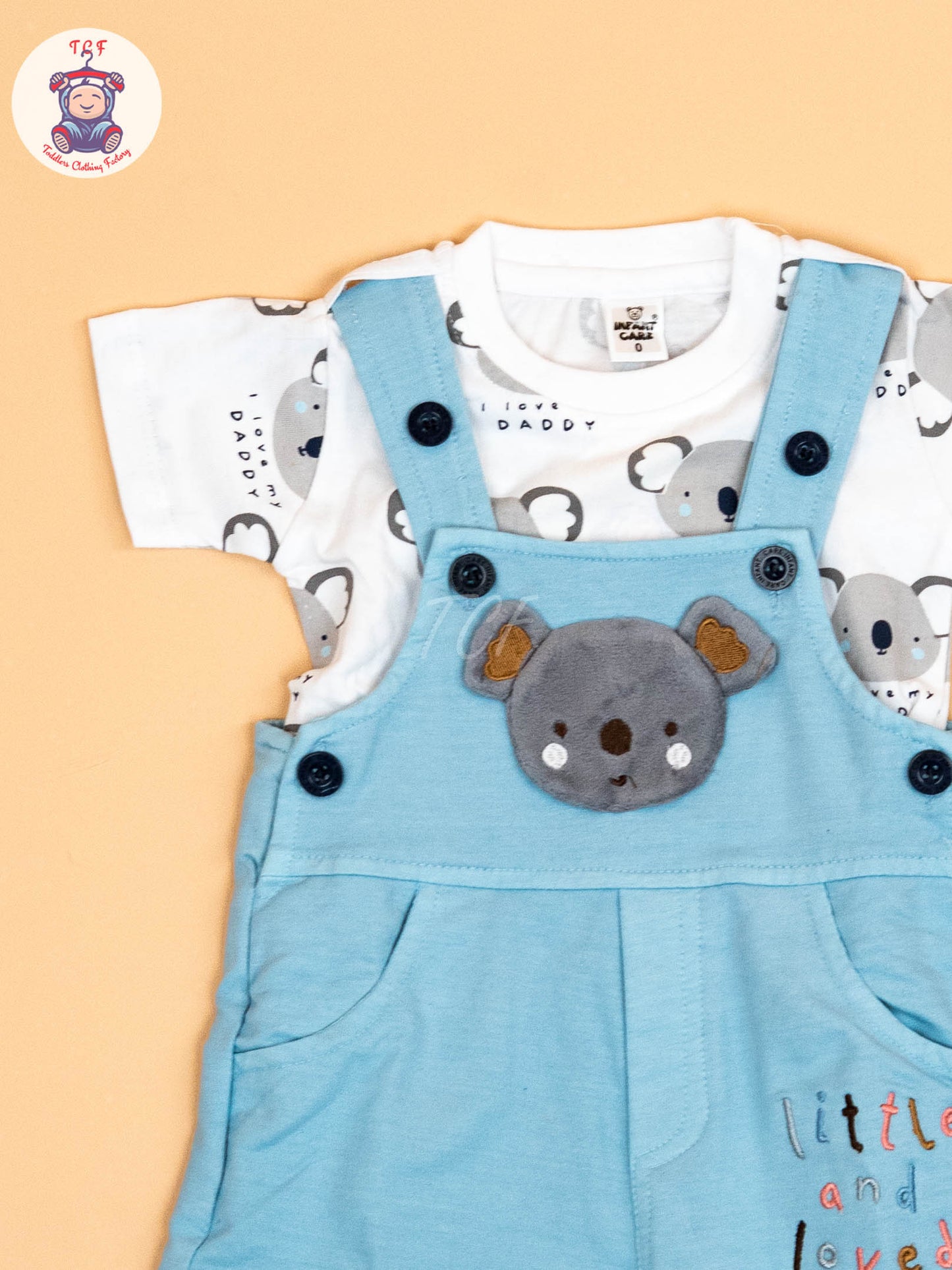 White & Sky Blue - T-Shirts & Jumpsuits