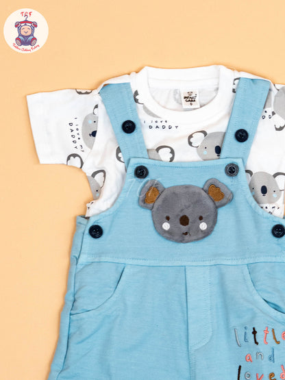 White & Sky Blue - T-Shirts & Jumpsuits