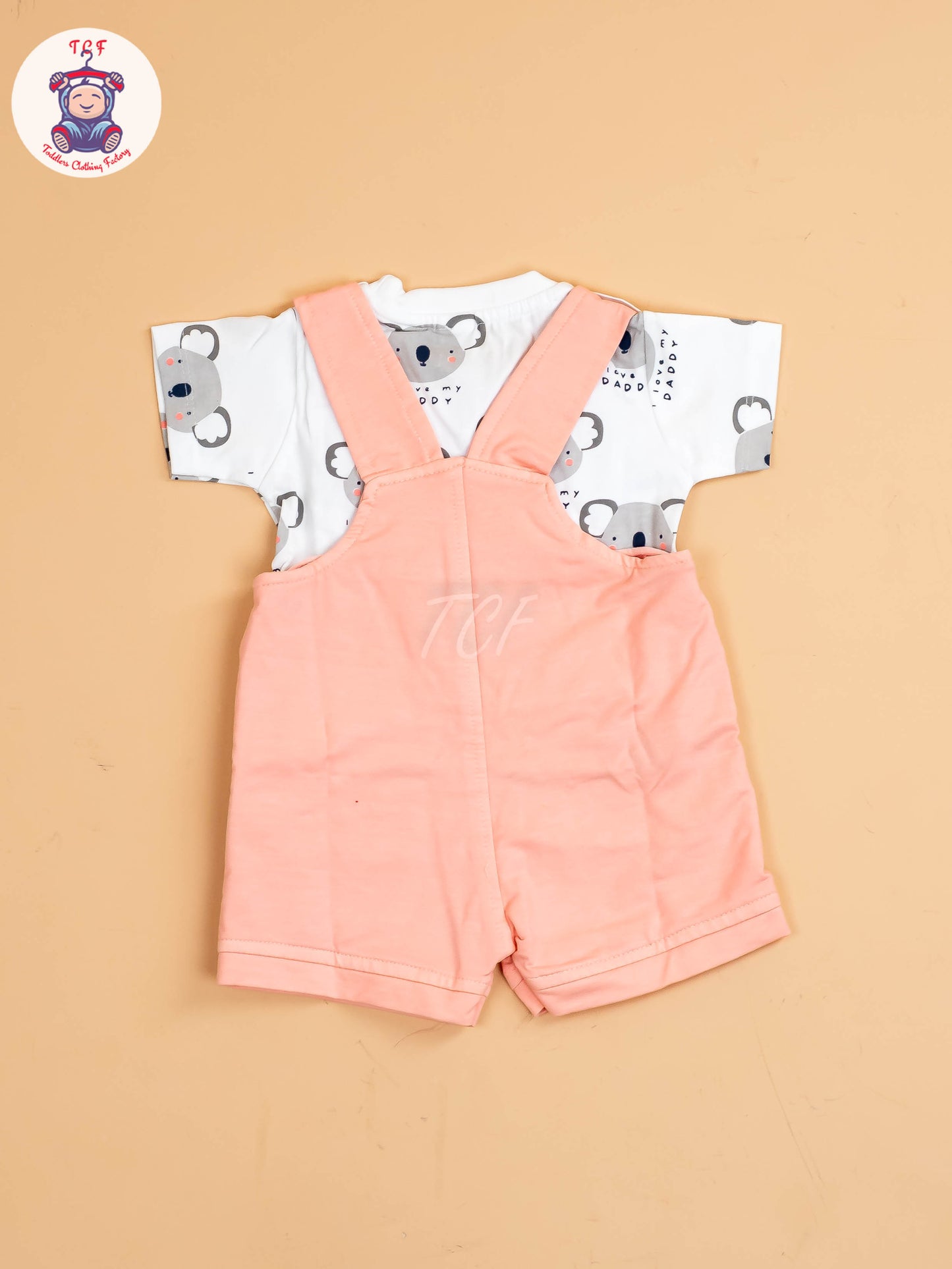 White & Peach  - T-Shirts & Jumpsuits