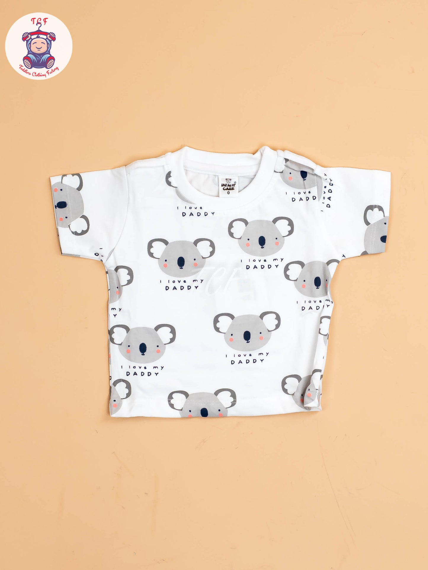 White & Peach  - T-Shirts & Jumpsuits