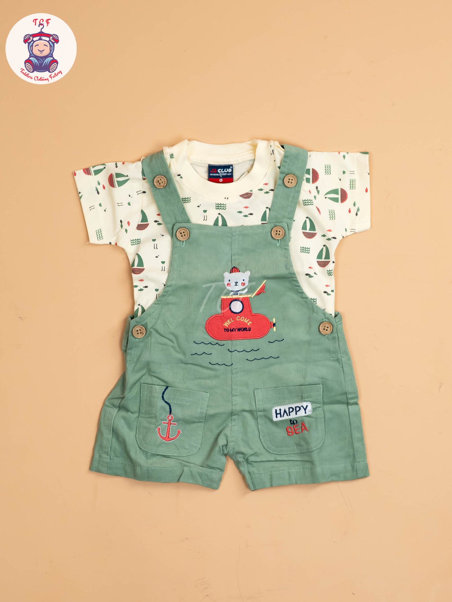 Green - Boys Shirts & Shorts