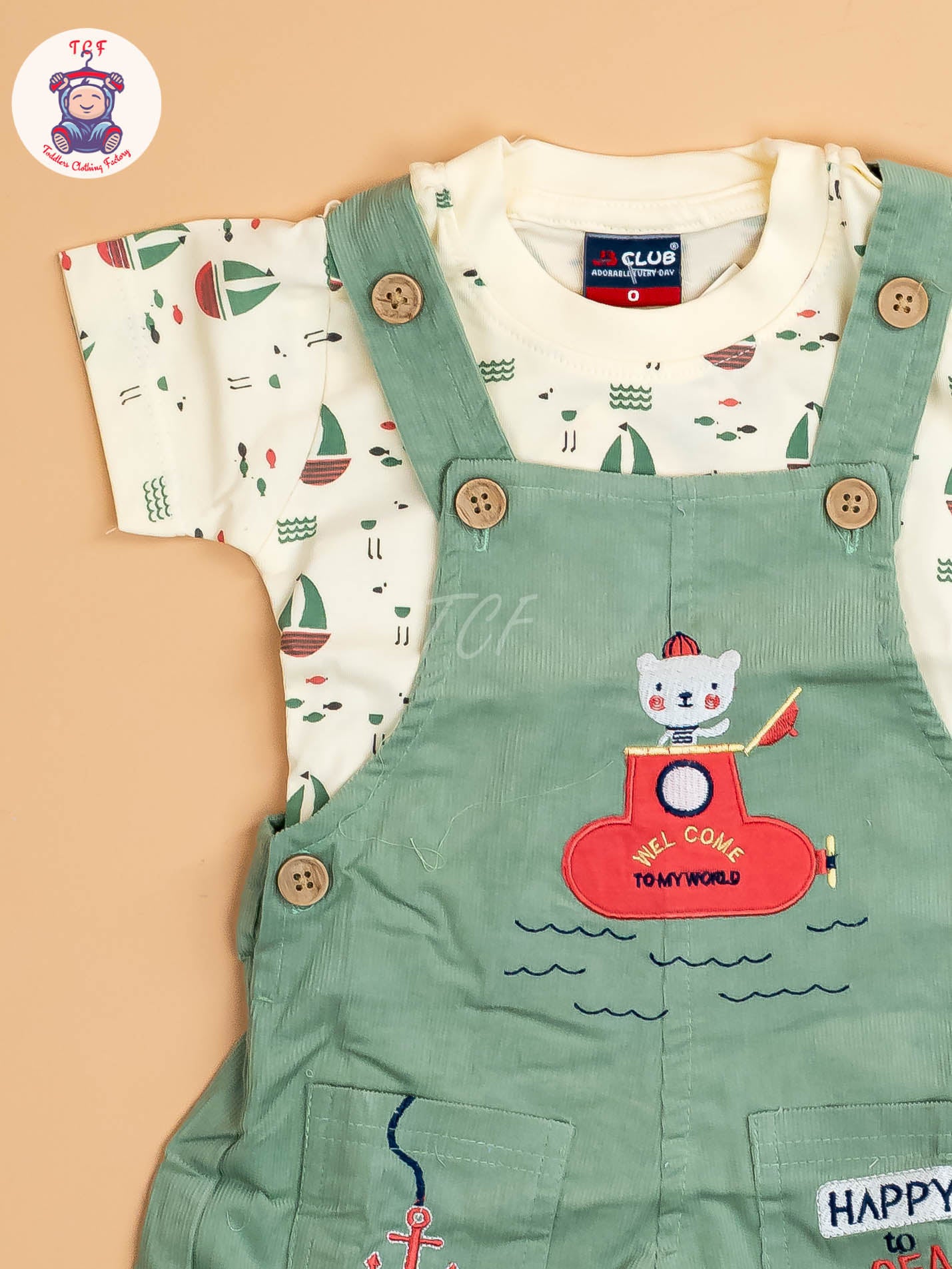 Green - Boys Shirts & Shorts