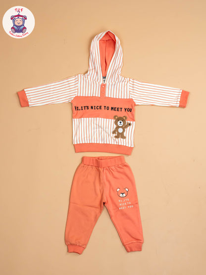 Orange - T-Shirts With Shirt and Shorts