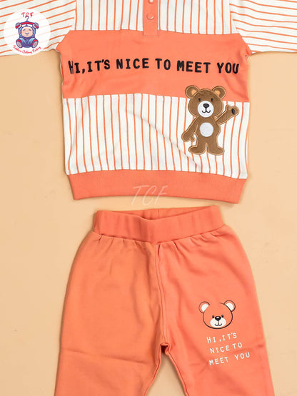 Orange - T-Shirts With Shirt and Shorts