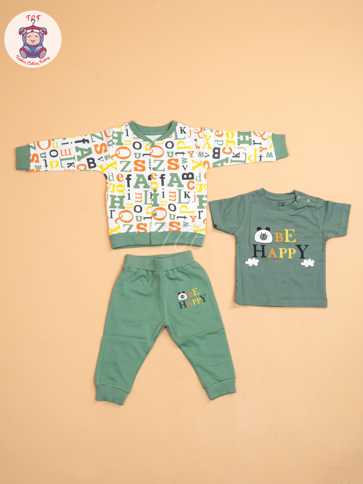 Pista - Printed Full Hand Shirt With Plain Pant