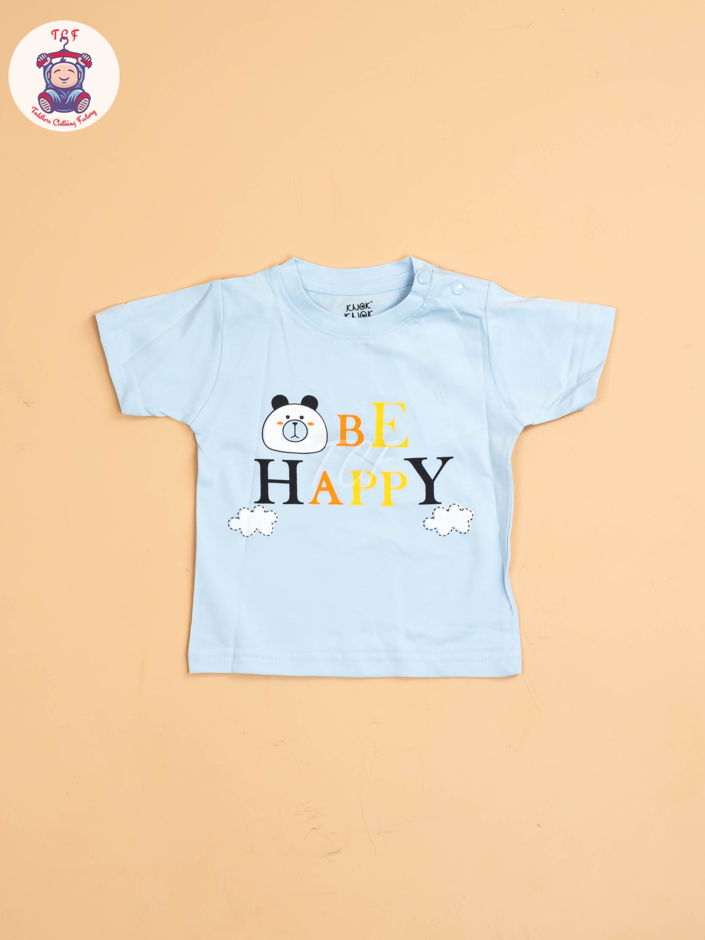 Sky -Printed Full Hand Shirt With Plain Pant