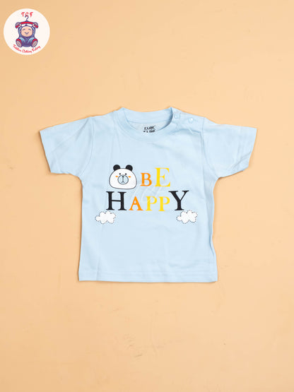 Sky -Printed Full Hand Shirt With Plain Pant