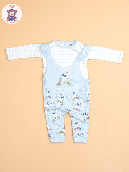 White & Sky Blue  - Jumpsuits