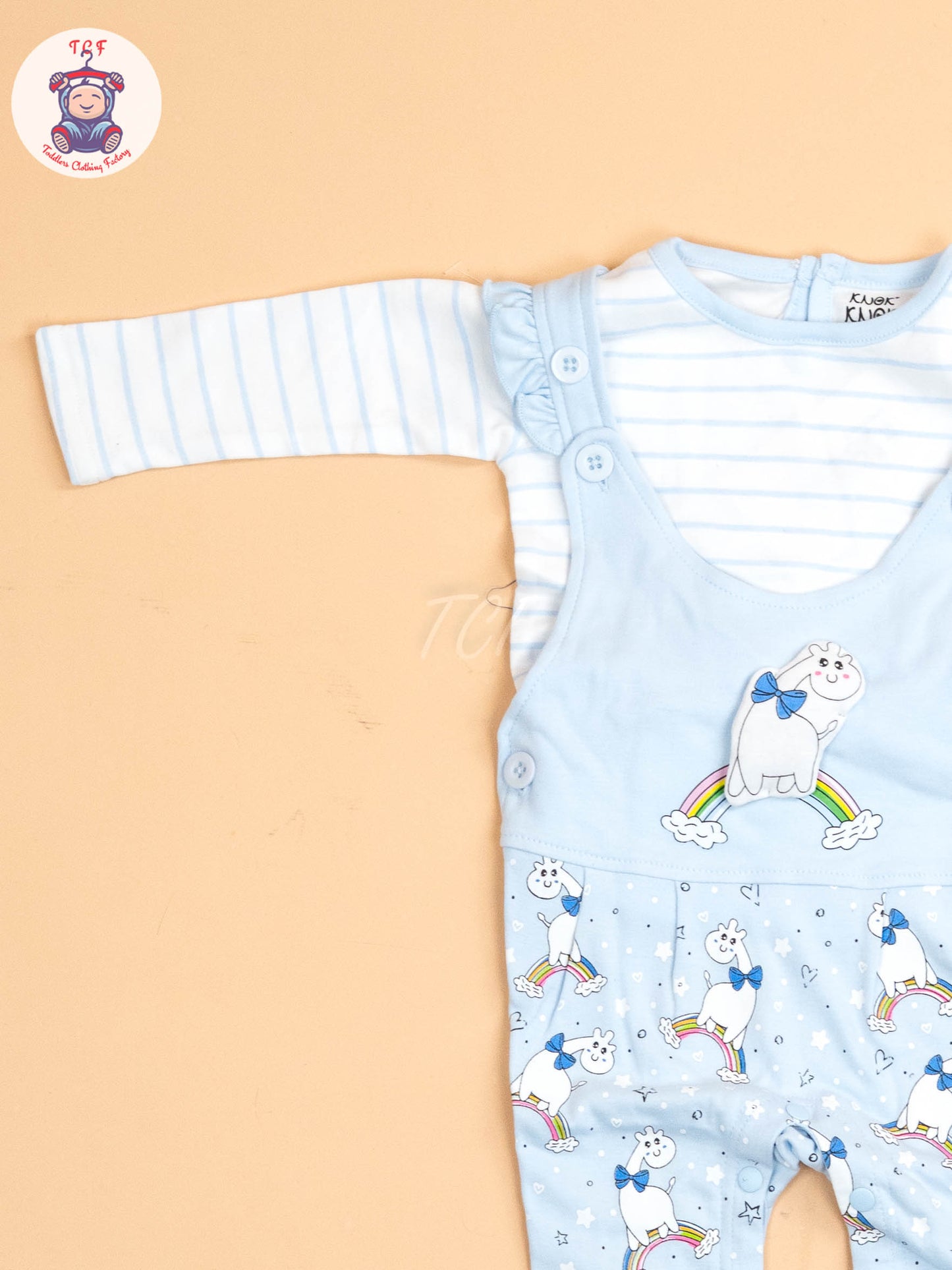 White & Sky Blue  - Jumpsuits