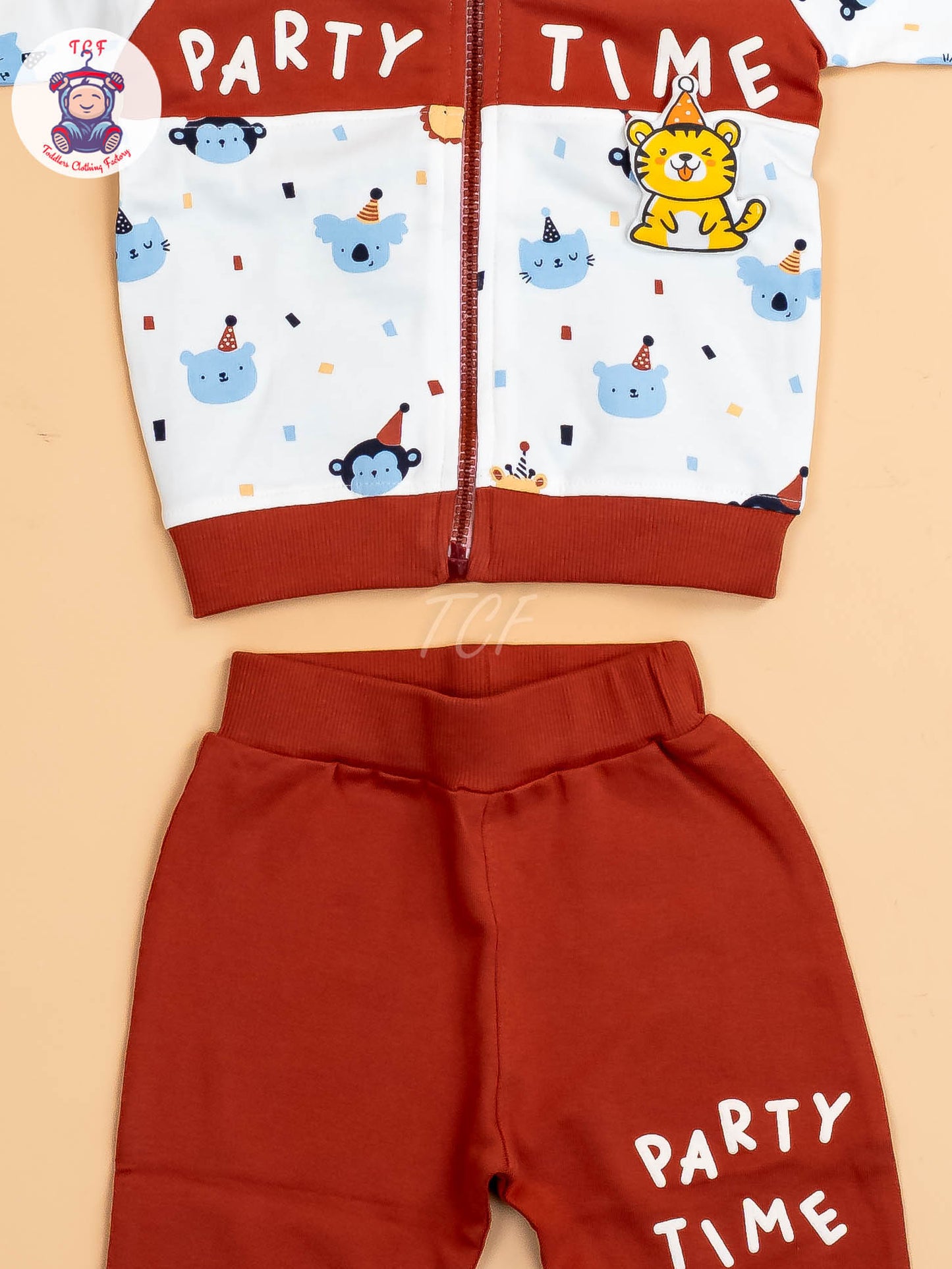 Brown - Boys Marvel Jogger set