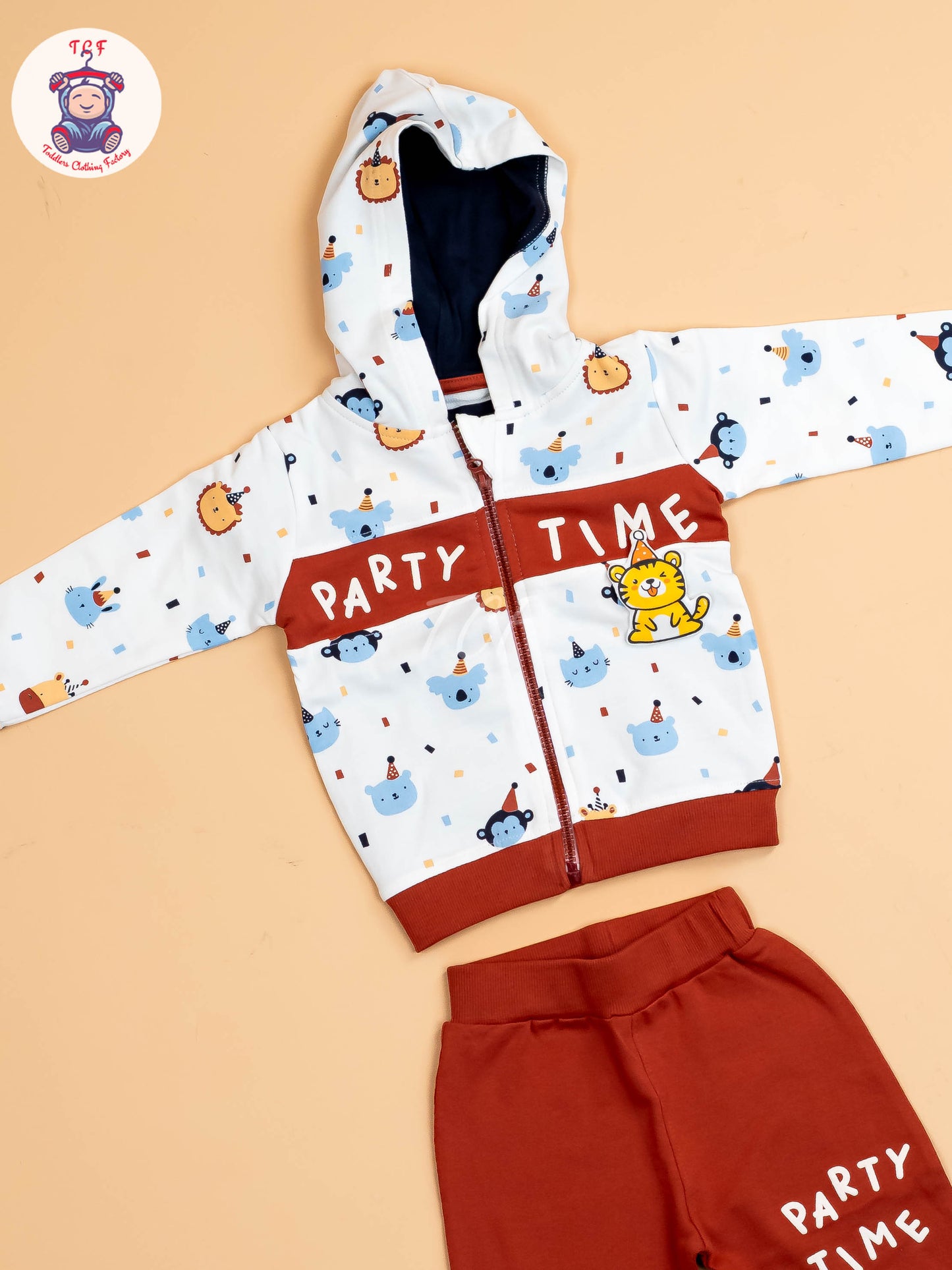 Brown - Boys Marvel Jogger set