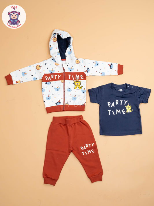 Brown - Boys Marvel Jogger set