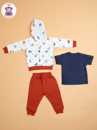 Brown - Boys Marvel Jogger set