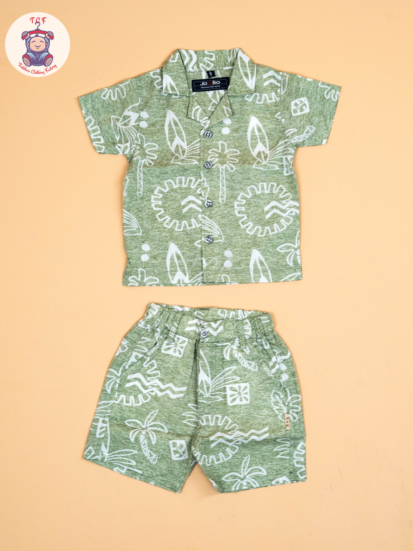 Green  - Rocket Boys Readymade Cotton Shirts & Shorts