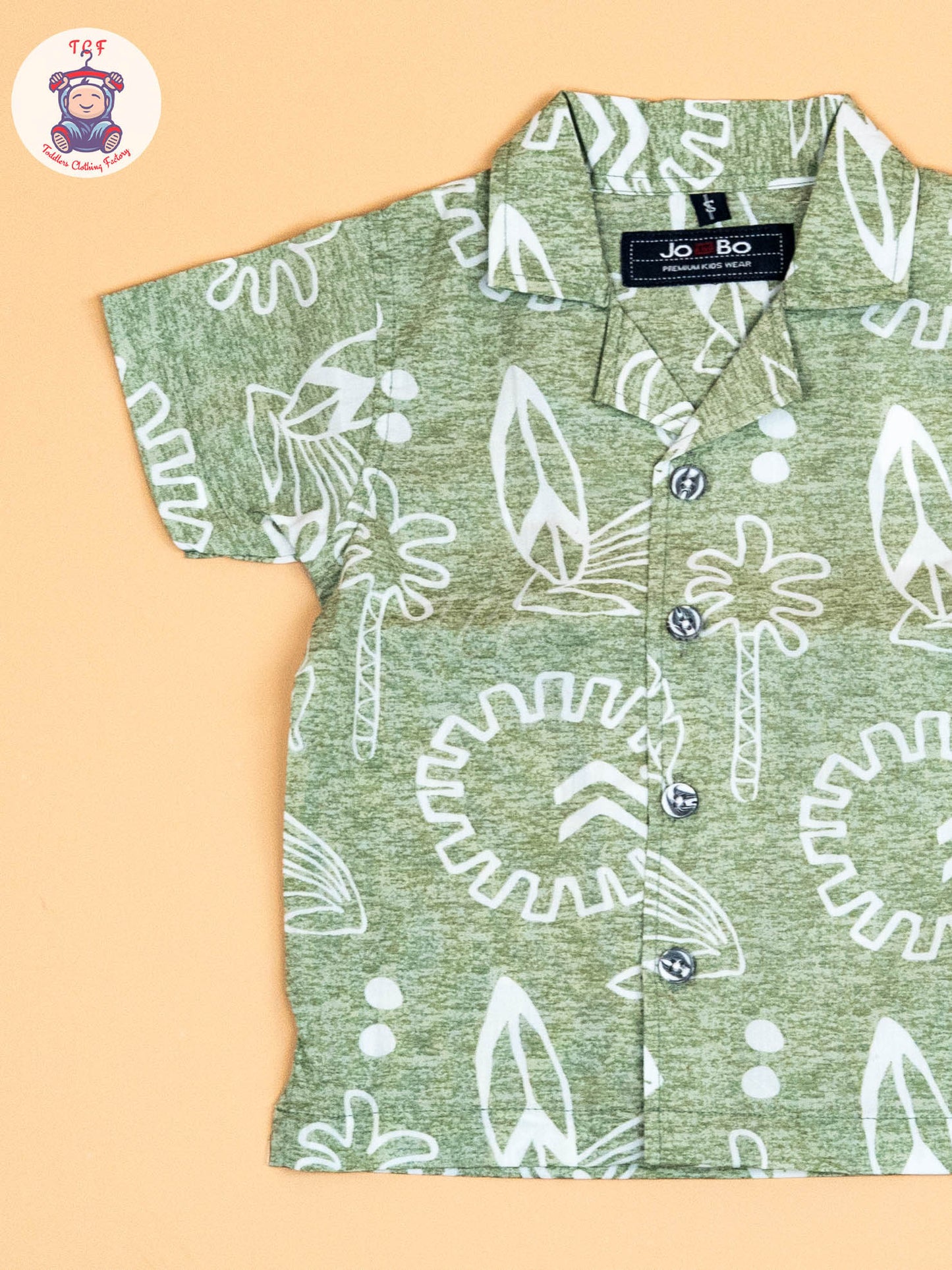 Green  - Rocket Boys Readymade Cotton Shirts & Shorts