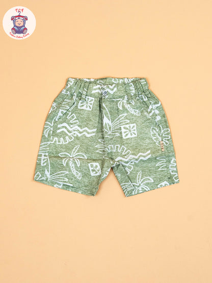 Green  - Rocket Boys Readymade Cotton Shirts & Shorts