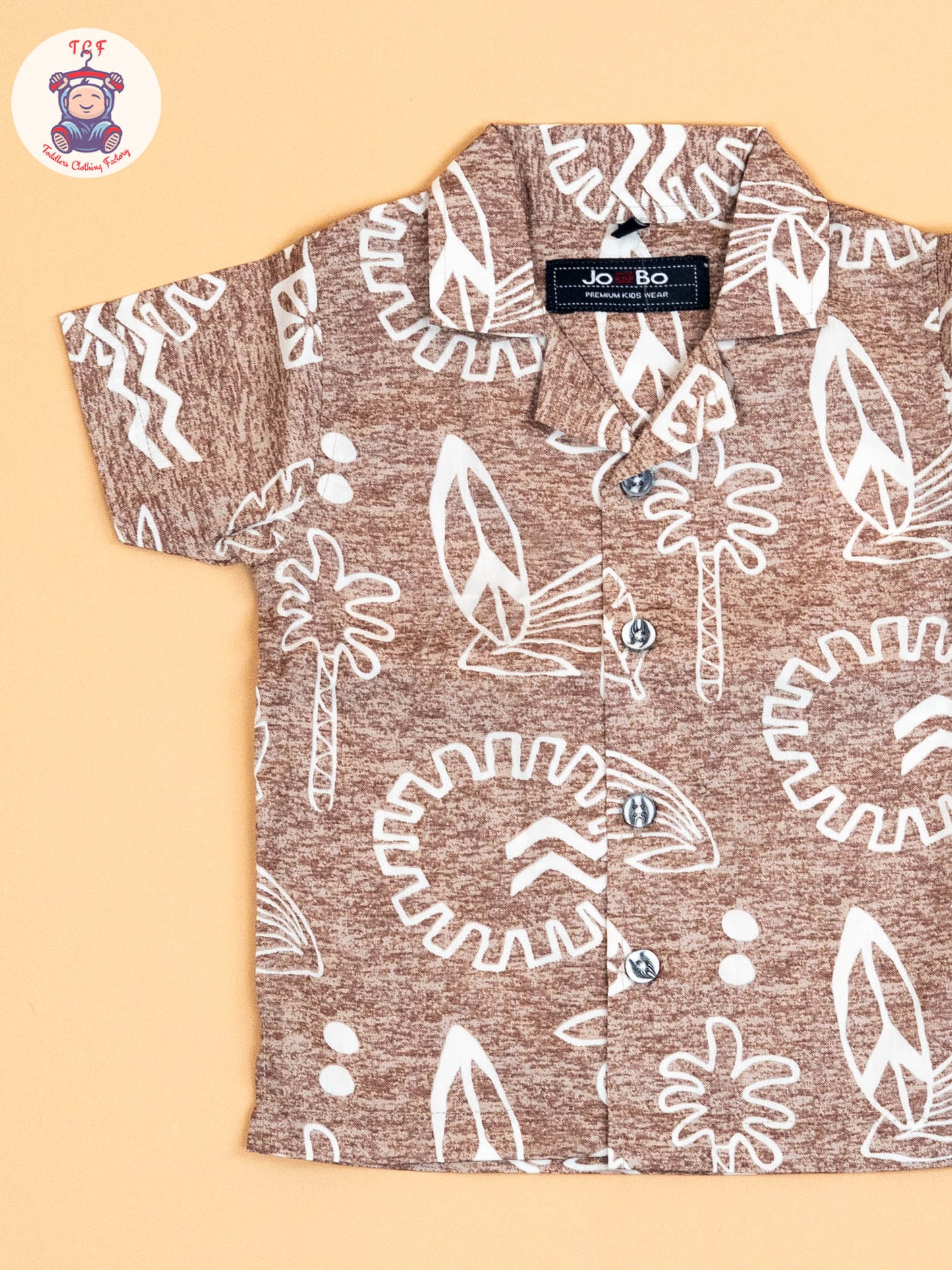 Brown - Rocket Boys Readymade Cotton Shirts & Shorts
