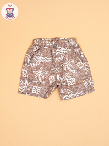 Brown - Rocket Boys Readymade Cotton Shirts & Shorts