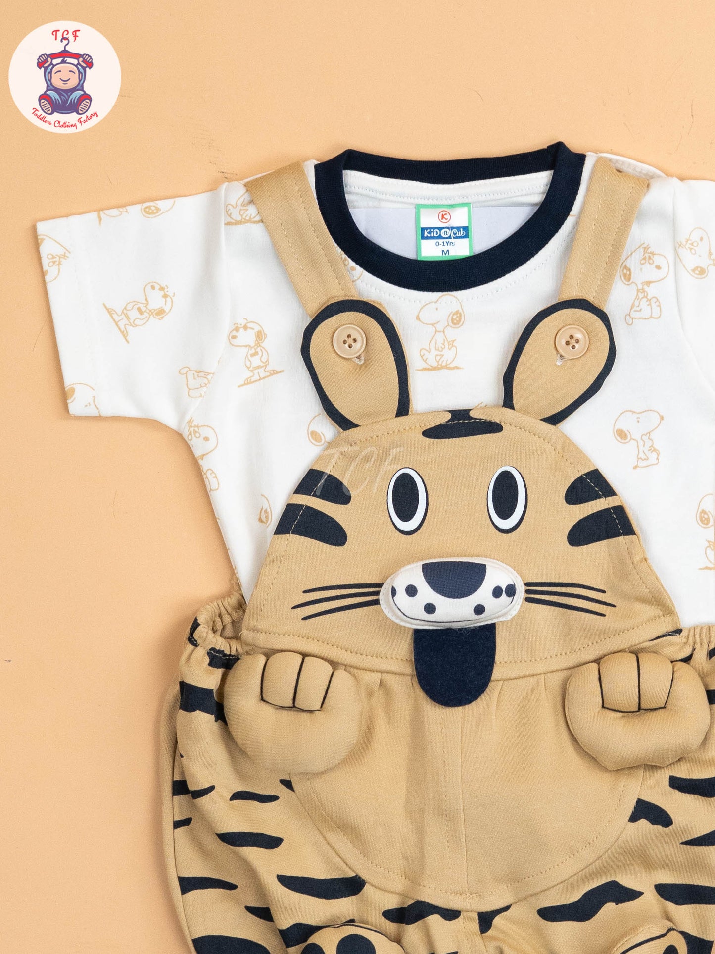 White & Beige  - Cat Jumpsuits