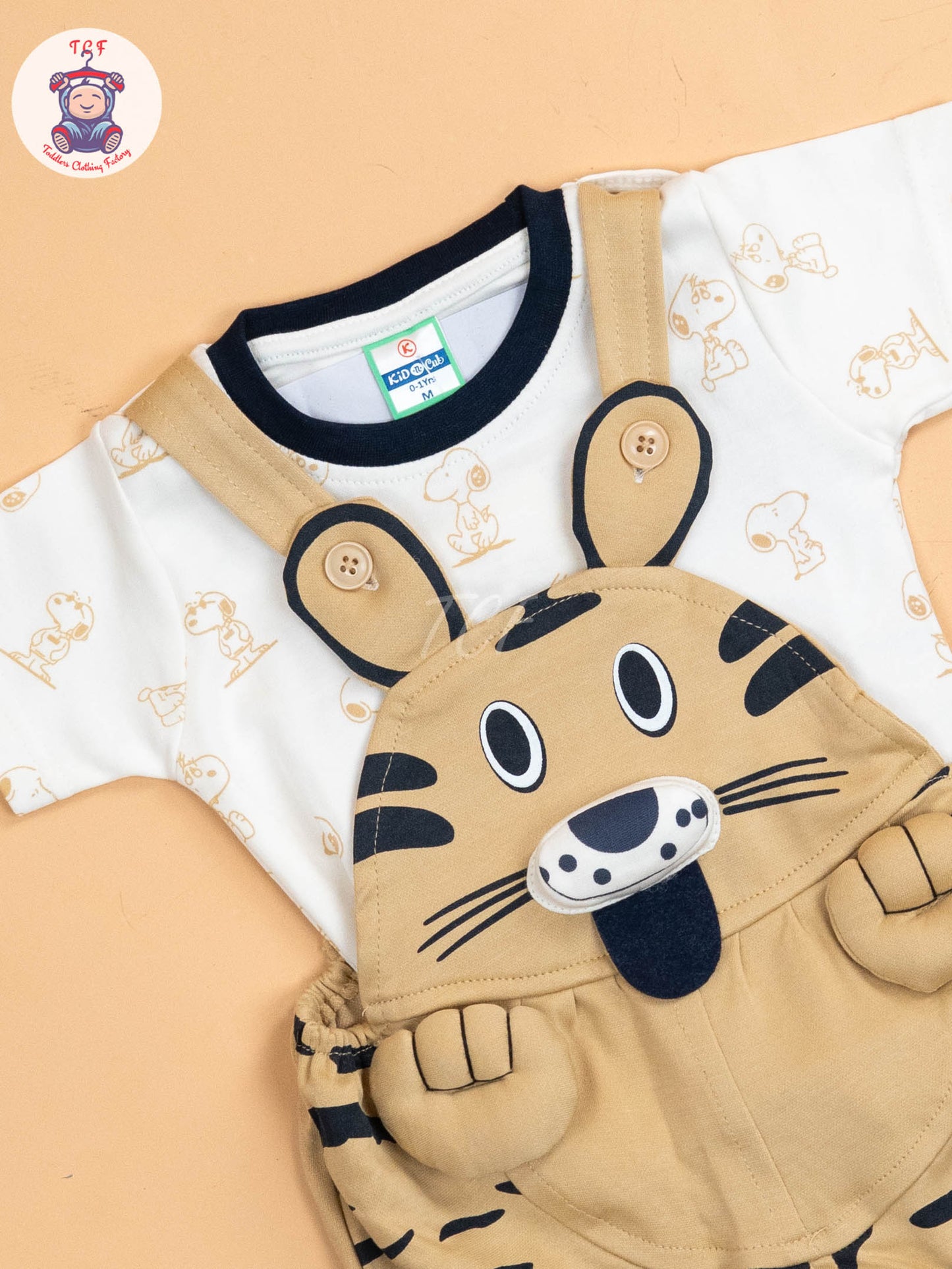 White & Beige  - Cat Jumpsuits