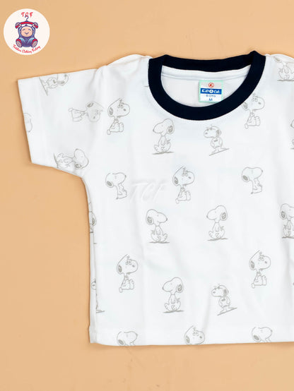 White & Grey  - Cat Jumpsuits