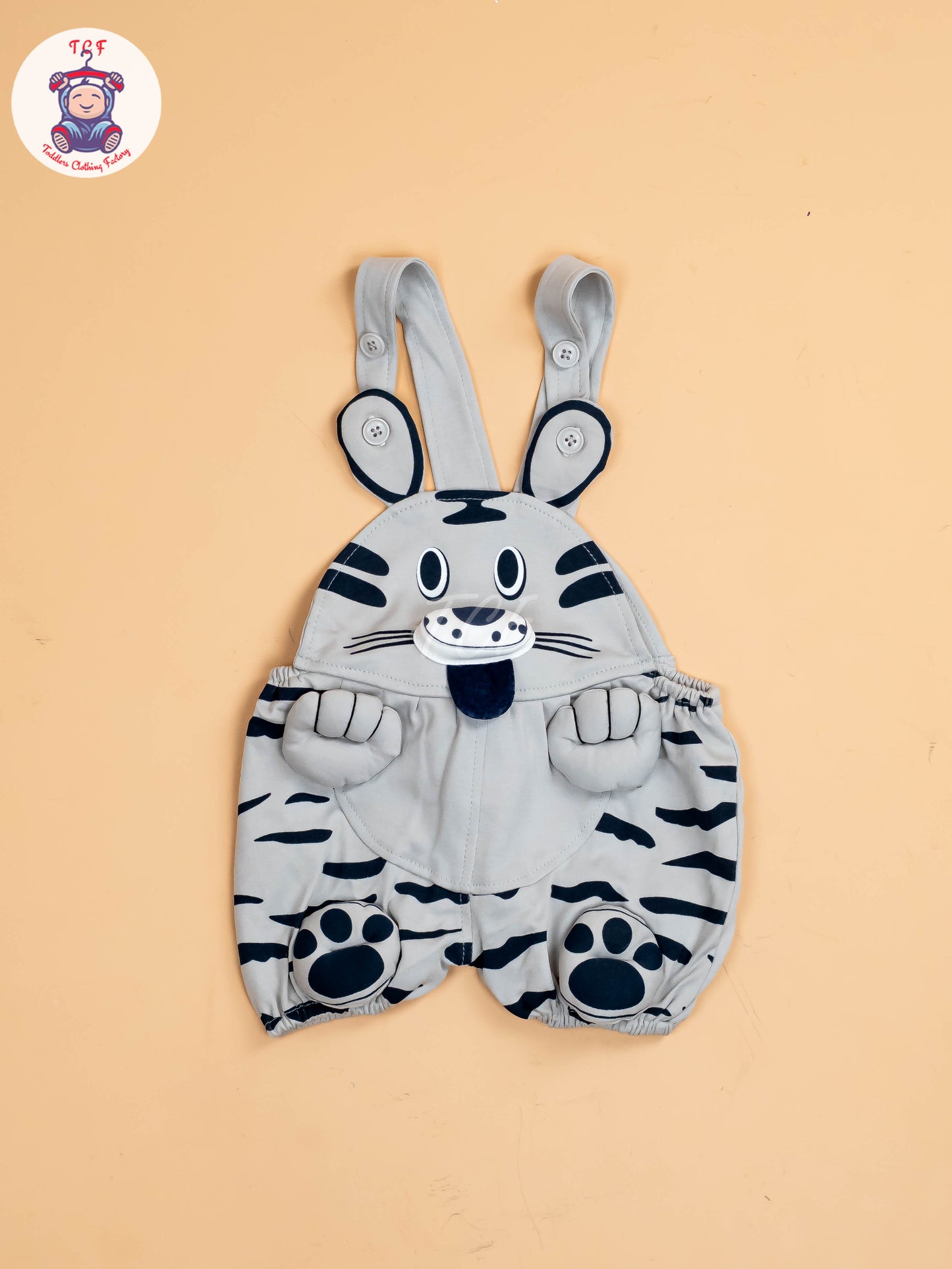 White & Grey  - Cat Jumpsuits