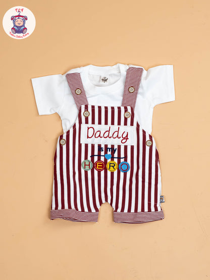 White & Maroon - T-Shirts & Jumpsuits