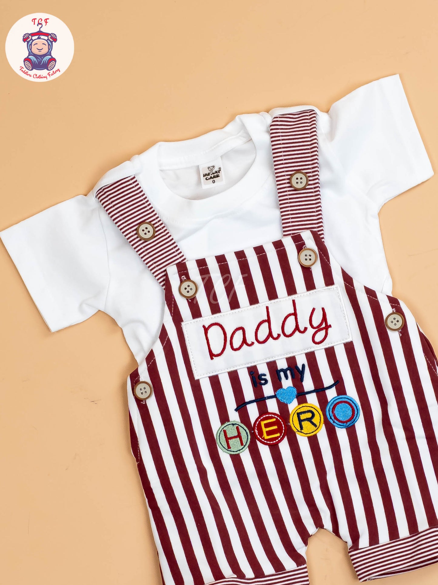 White & Maroon - T-Shirts & Jumpsuits