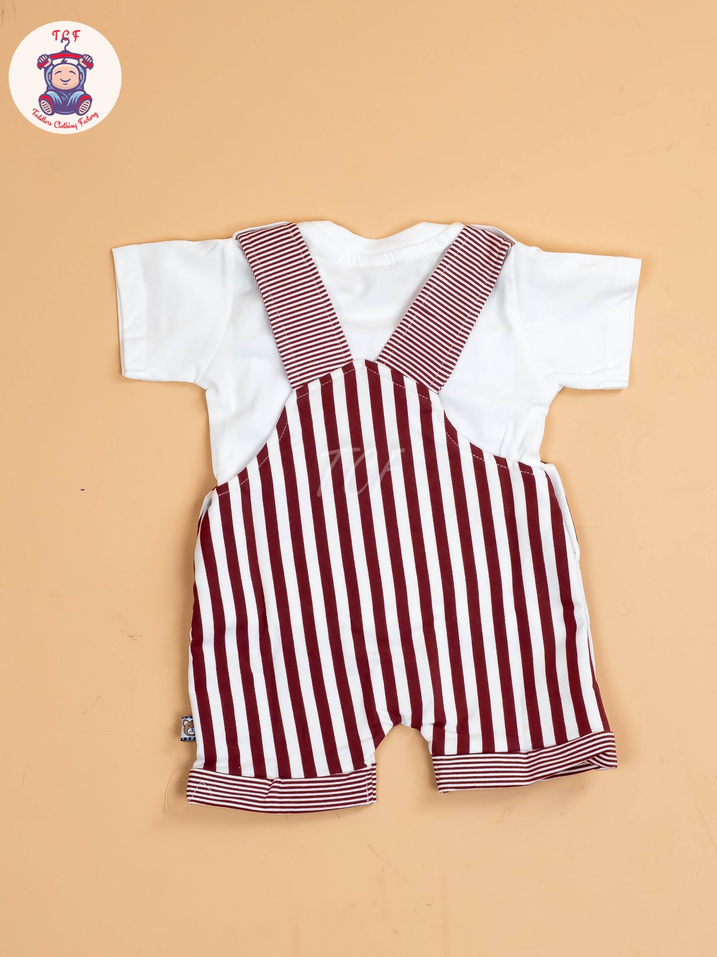 White & Maroon - T-Shirts & Jumpsuits