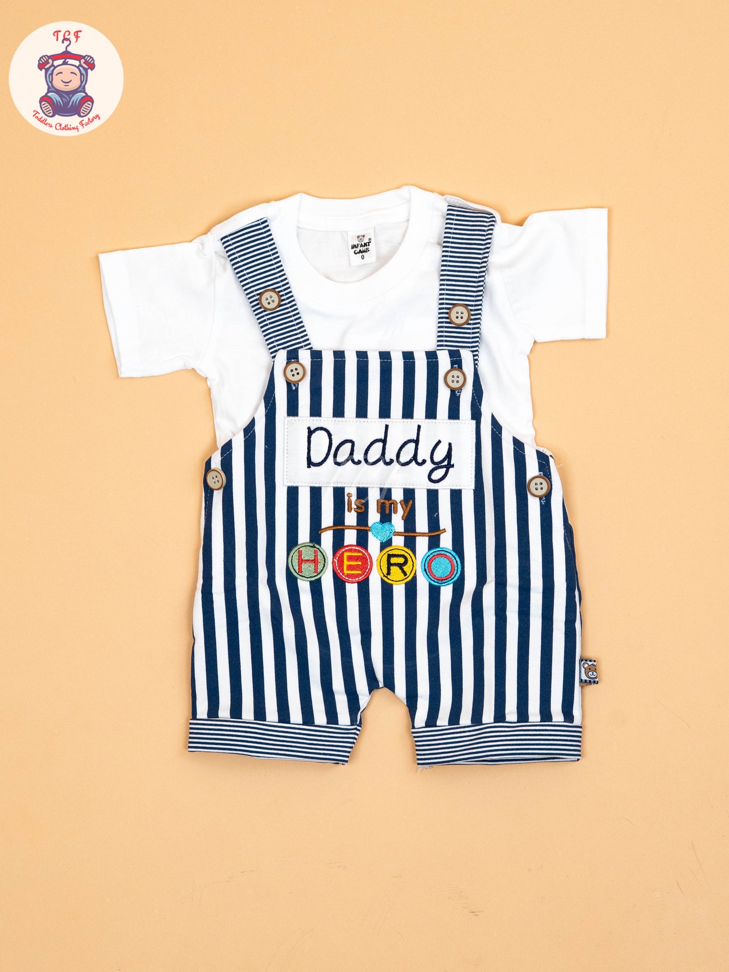 White & Navy - T-Shirts & Jumpsuits