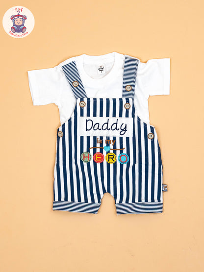 White & Navy - T-Shirts & Jumpsuits