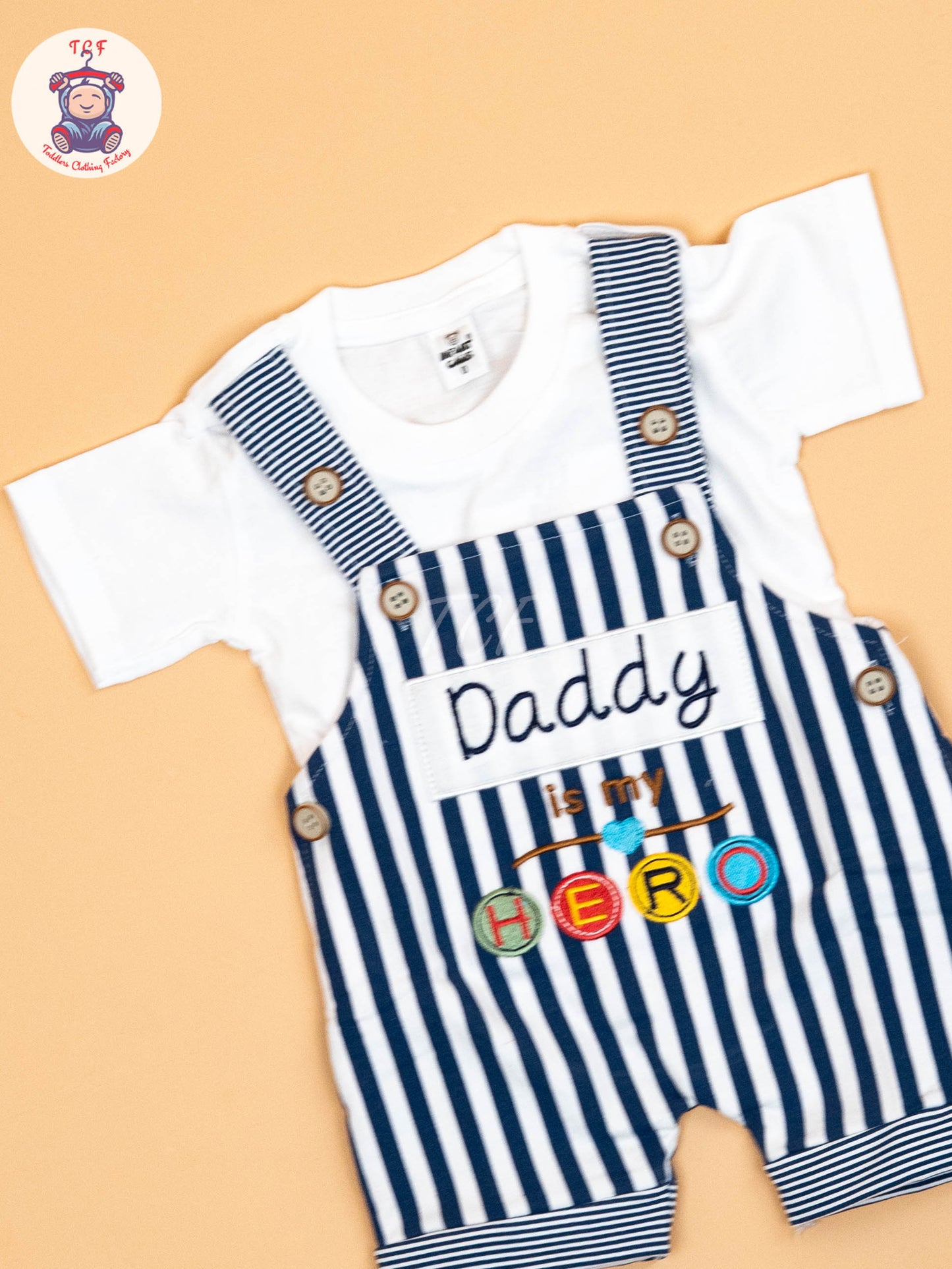 White & Navy - T-Shirts & Jumpsuits