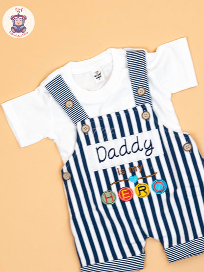 White & Navy - T-Shirts & Jumpsuits