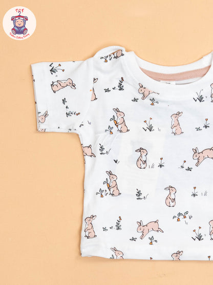 White & Fawn - T-Shirts & Jumpsuits