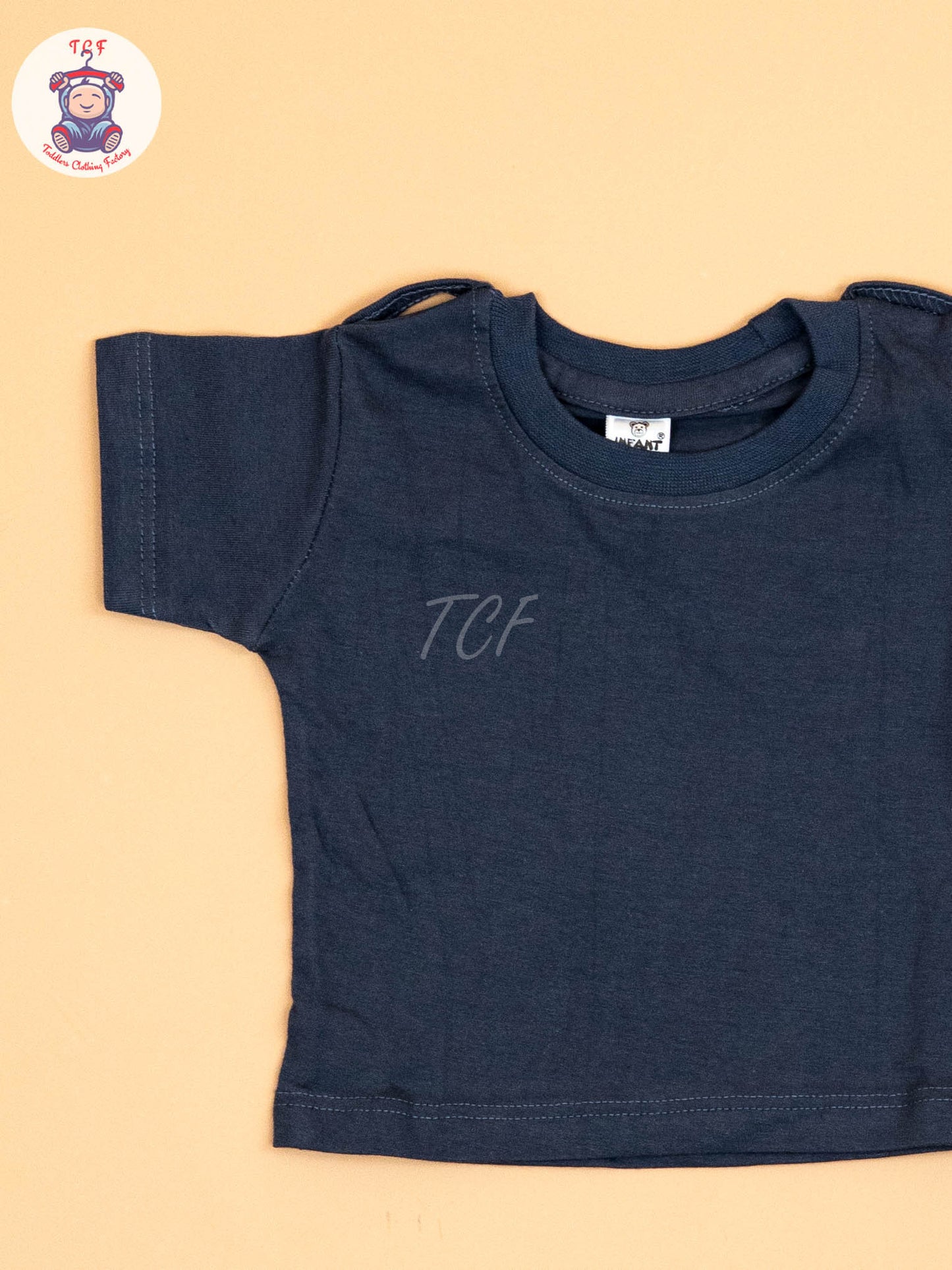 White & Navy Blue - T-Shirts & Jumpsuits