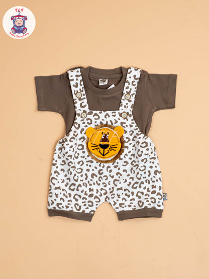 White & Brown - T-Shirts & Jumpsuits