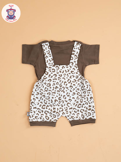 White & Brown - T-Shirts & Jumpsuits